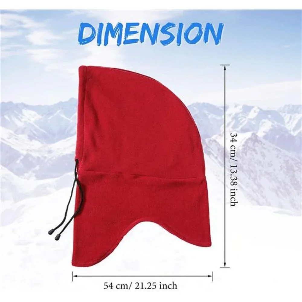 3 Pieces Balaclava Face Scarf Winter Windproof Fleece Ski Face Covering for Men